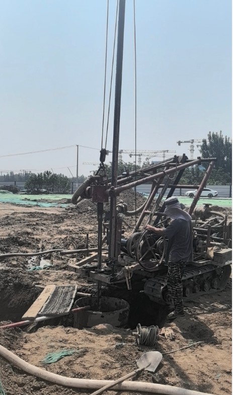 张家口涿鹿县工地打井